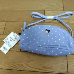 UNIQLO✕PAUL & JOE 水色ドット柄ショルダーバッグ　新品タグ付き