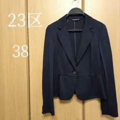☆23区☆黒/ブラック◾ テーラードジャケット◾オフィス/フォーマル◾M