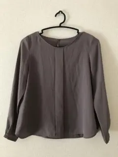 UNITED GREEN LABEL グレー 長袖ブラウス S