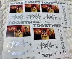 TXT TOGETHER Afterglow ステッカー　ヨンジュン　5枚