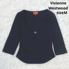 Vivienne Westwood ノースリーブポロサイズ2 ブラックオーブ刺繍