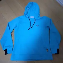 YONEX フード付きジャージ Mサイズ ライトブルー