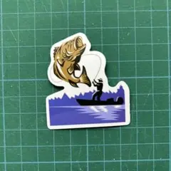 防水ステッカー　釣り　フィッシング　ブラックバス　アウトドア