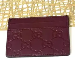 GUCCI GGエンボス レザー コインケース 小銭入れ ブラウン - メルカリ
