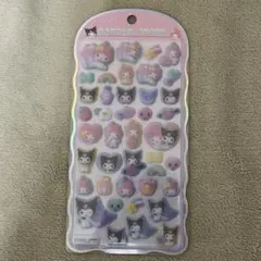 サンリオ コットンパフィーシール マイメロ　クロミ