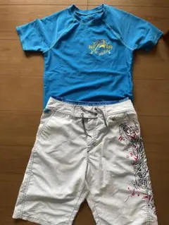 GAPキッズ　ラッシュガード　H &Mハーフパンツ