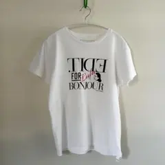 EDIT. FOR LULU 半袖Tシャツ ホワイト×ロゴ コットン100%のサムネイル