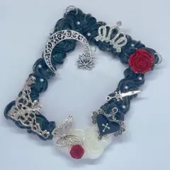 ホイップデコ トレカケース 杢グレー‪✕‬パールホワイト