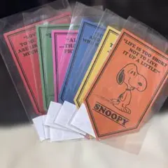 スヌーピーミュージアム ペナントポストカード 6枚セット 新品