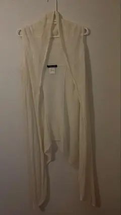 ノースリーブカーディガン グランジ ロング丈