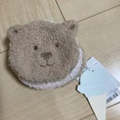 新品　ジェラートピケ　クマさんビスケットポーチ