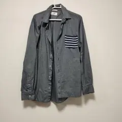 ikka ダークブルー 長袖シャツ XL