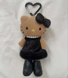 ハローキティ GOGOギャル スタイルアップマスコット 足長キティ 黒