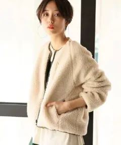 LOWRYSFARM ボアブルゾン