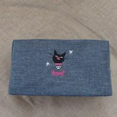 猫 ワンポイント ポーチ