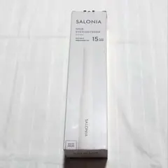 SALONIA ヘアストレートナー ホワイト 15mm