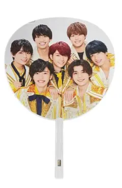 【美品】Johnny & Associates なにわ男子ジャンボうちわ 「関…