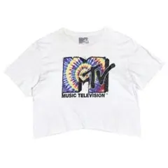 【MTV公式】タイダイロゴ クロップド丈 Tシャツ ショート丈 Y2K 古着のサムネイル