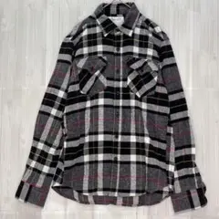 GRANGESTA コットンチェックネルシャツ　M