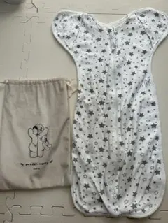星柄 ベビーおくるみ Sサイズ 収納袋付き