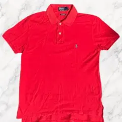 POLO RALPH LAUREN ポロシャツ 半袖 レッド ポニー L