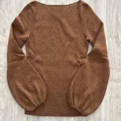 Ron Harman DEMYLEE ブラウン系バルーン袖ニット XS