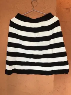 LANVIN en Blue ランバンオンブルー スカート ボーダー柄 38