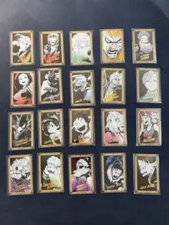 ヒロアカ展　箔押しクリアカードコレクション　A組+B組+発目明20枚　バラ売可