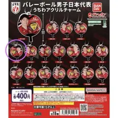 バレーボール男子日本代表 うちわアクリルチャーム 大塚達宣