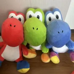 3点セット　まとめ売り　スーパーマリオ　おすわりヨッシー　特大サイズぬいぐるみ