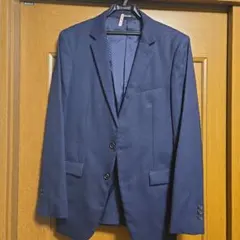 COMME CA MEN コムサ ネイビー ビジネススーツ Lサイズ