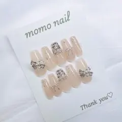 ヌーディ ちゅるん フレンチガーリー ツイード スナ系y2k 量産型 韓国ネイル