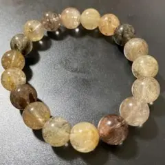 ブラジル産【エレスチャルクォーツ】ブレスレット約14mm s793 - メルカリ