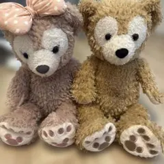 ダッフィー シェリーメイ　ぬいぐるみセット　大きいサイズ　４０センチ　ディズニー