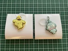 サンリオキャラクターズ ダブルチャーム ポムポムプリン ハンギョドン