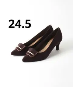 【LeTalon】6cmポインテッドキリカエプレートパンプスのサムネイル