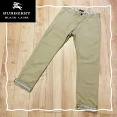 ⭐️バーバリーブラックレーベル ⭐️ コットンパンツ ノバチェック S ベージュ