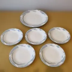 DAVID HICKS お皿セット　大皿1枚　ケーキ皿5枚