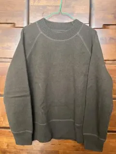 MHL ウールニット　カーキ