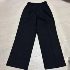 GLOBAL WORK ウツクシルエットパンツ　黒