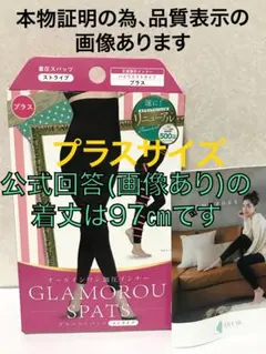 値下げ不可　管理⑧開封済　股下は約59グラマラスパッツ　プラスサイズ