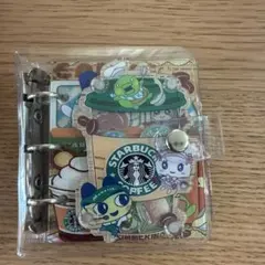 アクリル　シャカシャカノート　シール帳　透明カバー付き　A8