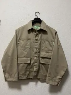 ユニバーサルオーバーオール　ユーティリティカバーオール　/S　ベージュ　ボタン