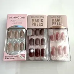 DASHING DIVA MAGIC PRESS ネイルチップセット3種