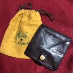 イルビゾンテ 二つ折り財布　（専用巾着袋付き）