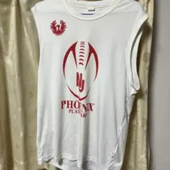 PHOENIX ノースリーブシャツ ホワイト　日本大学アメリカンフットボール部