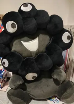 黒ミャクぬいぐるみ　お手玉風　Lサイズ　ミャクミャク