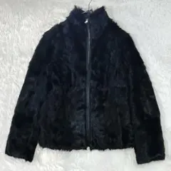 ヴァンドゥーオクトーブル チキアンラムファー 毛皮 リバーシブル ジャケット