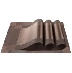 ランチョンマット ブラウン　4枚セット　未使用品