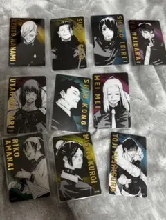 芥見下々 呪術廻戦展 箔押しクリアカードコレクション Aセット 10枚